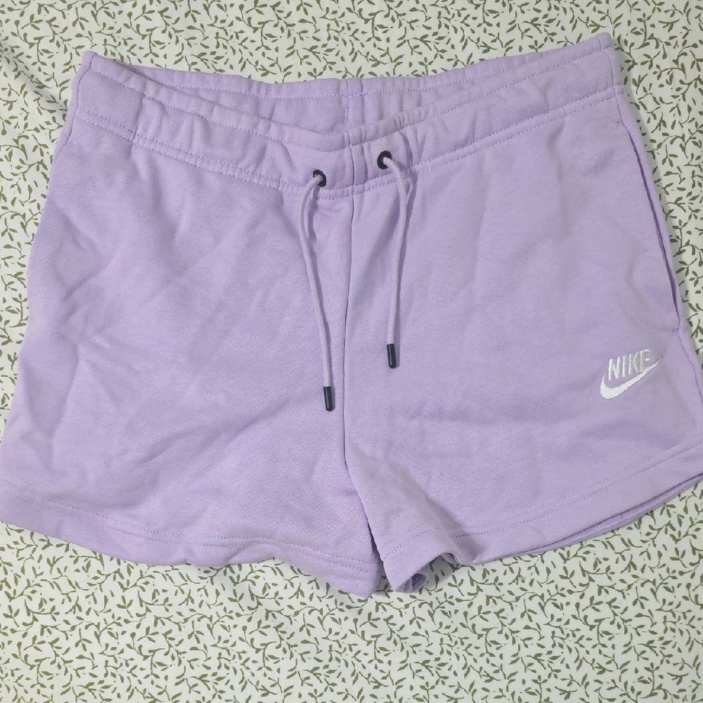 Nike Women's Lavender Drawstring Athletic Shorts